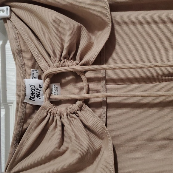 Princess Polly Women's Latina 2pc. Pant Set Beige Size 6 - Picture 5 of 12